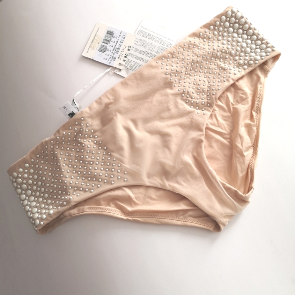 La Perla Bikini Bottom with Pearly Embellishments